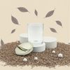 Clear Glass Jar with Metal Lid for Candle Making