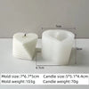 Silicone Candle Molds for Candle Making | Non-Stick, Flexible, Easy to Clean