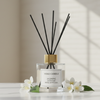 Jasmine Scented Reed Diffuser with Gold Lid – 5 Black Sticks