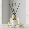 Vanilla Scented Reed Diffuser with Gold Lid – 5 Black Sticks