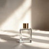 Square Glass Diffuser Bottle Empty
